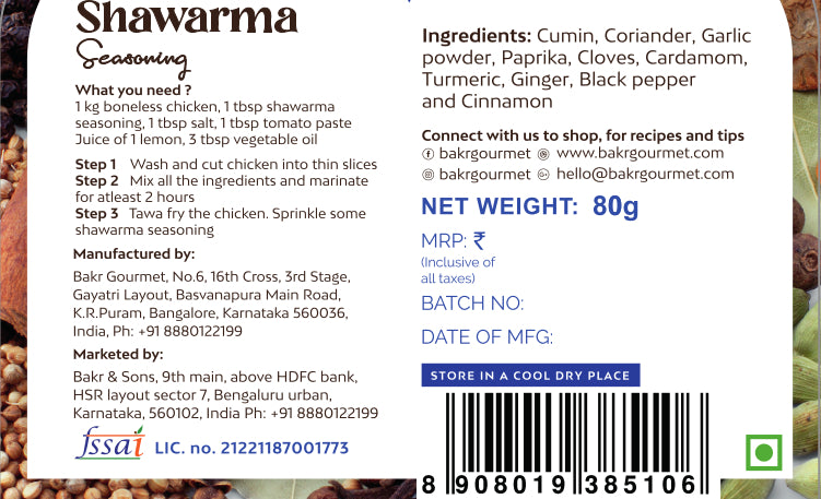 Shawarma Seasoning