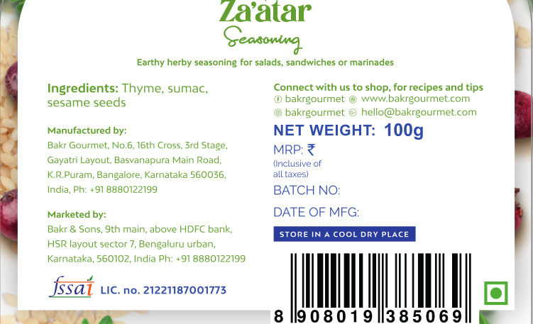 Zaatar Seasoning